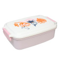 Japan Moomin Bento Lunch Box 500ml - Little My : Orange Flower Bird Light Pink - 2