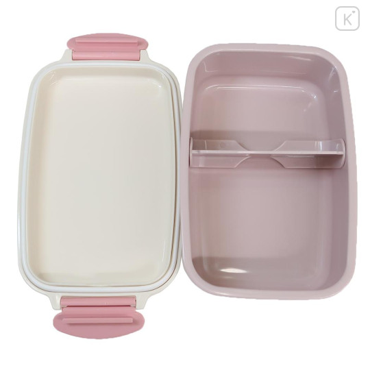 Japan Moomin Bento Lunch Box 500ml - Little My : Orange Flower Bird Light Pink - 3