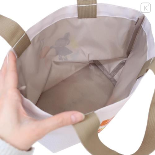 Japan Moomin Insulated Cooler Lunch Bag - Little My : Orange Flower Bird - 5