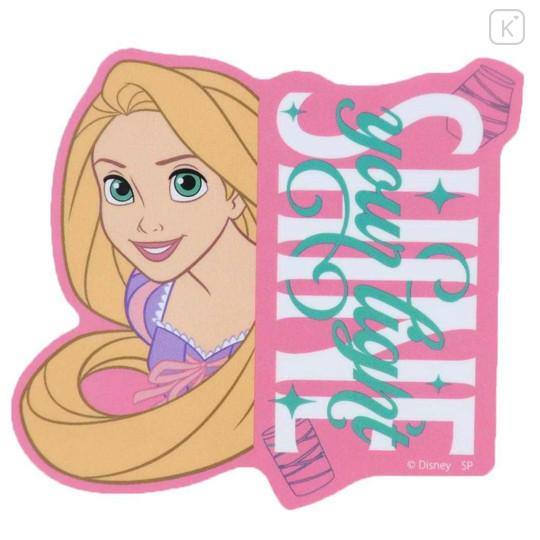 Japan Disney Vinyl Sticker - Rapunzel : Smile Face - 1
