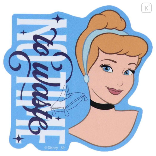 Japan Disney Vinyl Sticker - Cinderella : Smile Face - 1