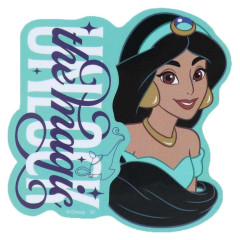 Japan Disney Vinyl Sticker - Jasmine : Smile Face