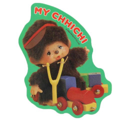 Japan Monchhichi Vinyl Sticker - My Chhichi Toy Car