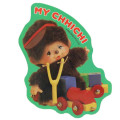 Japan Monchhichi Vinyl Sticker - My Chhichi Toy Car - 1