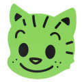 Japan Osamu Goods Vinyl Sticker - Colorful Cat - 1