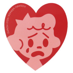 Japan Osamu Goods Vinyl Sticker - Colorful Cryiing Heart