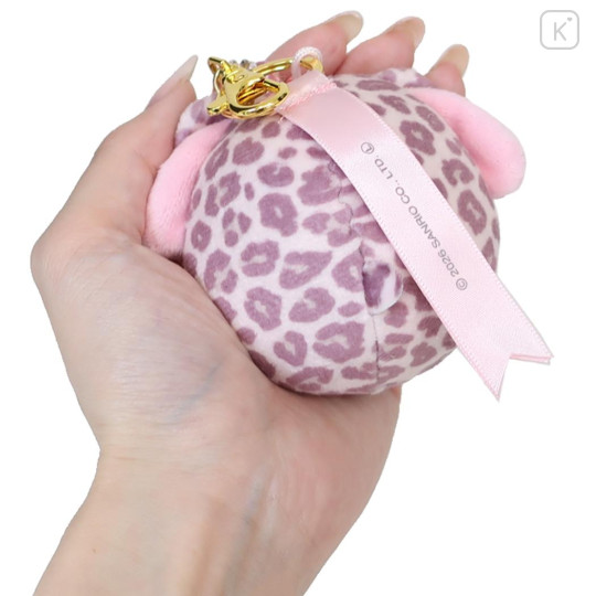 Japan Sanrio Mascot Bag Charm - My Melody : Leopard Bear Ribbon - 2