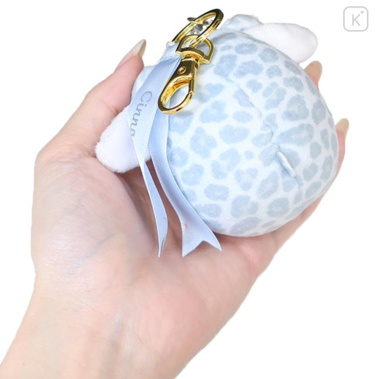 Japan Sanrio Plush Mascot Bag Charm - Cinnamoroll : Leopard Bear Ribbon - 2
