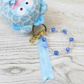 Japan Sanrio Mascot Bag Charm - Hangyodon : Leopard Bear Ribbon - 3