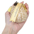 Japan Sanrio Plush Mascot Bag Charm - Pompompurin : Leopard Bear Ribbon - 2