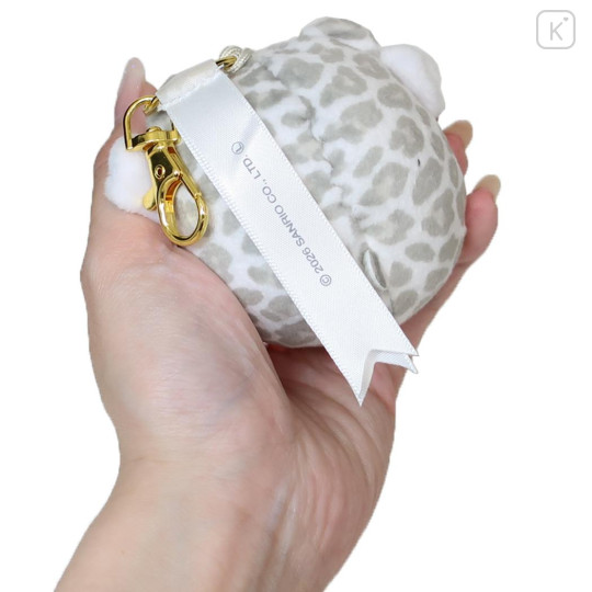 Japan Sanrio Mascot Bag Charm - Cogimyun : Leopard Bear Ribbon - 2