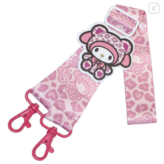 Japan Sanrio Shoulder Strap Universal Crossbody Cord - My Melody : Leopard Bear - 1