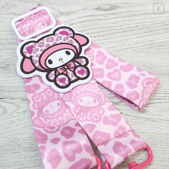 Japan Sanrio Shoulder Strap Universal Crossbody Cord - My Melody : Leopard Bear - 2
