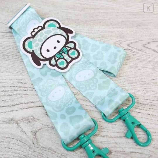 Japan Sanrio Shoulder Strap Universal Crossbody Cord - Pochacco : Leopard Bear - 2