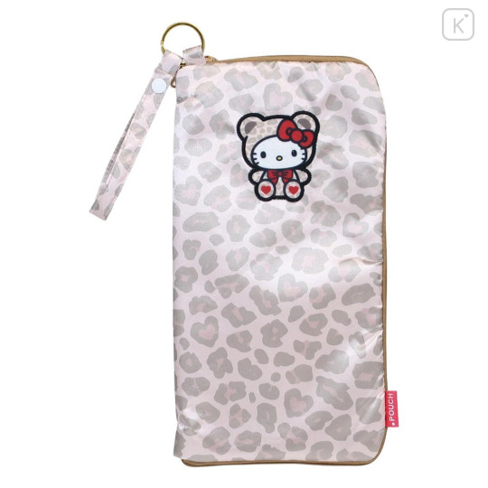 Japan Sanrio Absorbent Pouch for Umbrella & Water Bottle - Hello Kitty : Leopard Bear - 1
