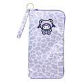Japan Sanrio Absorbent Pouch for Umbrella & Water Bottle - Kuromi : Leopard Bear - 1