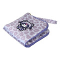 Japan Sanrio Absorbent Pouch for Umbrella & Water Bottle - Kuromi : Leopard Bear - 5