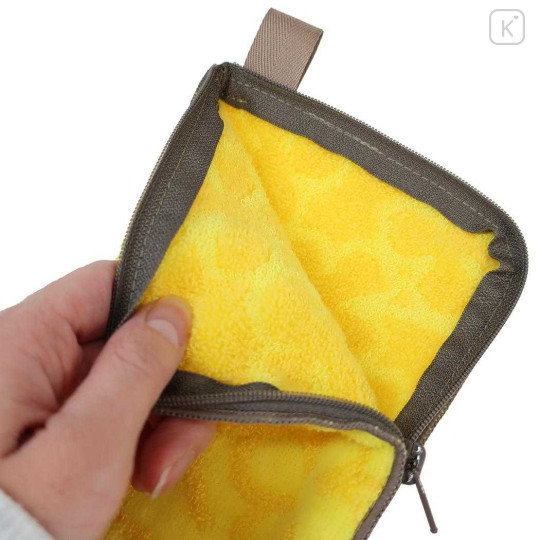Japan Sanrio Absorbent Pouch for Umbrella & Water Bottle - Pompompurin : Yellow - 3