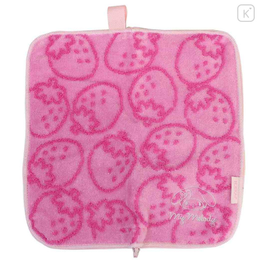 Japan Sanrio Absorbent Pouch for Umbrella & Water Bottle - My Melody : Pink Strawberry - 2