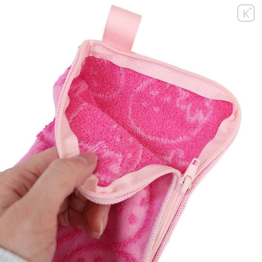 Japan Sanrio Absorbent Pouch for Umbrella & Water Bottle - My Melody : Pink Strawberry - 3