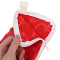 Japan Sanrio Absorbent Pouch for Umbrella & Water Bottle - Hello Kitty : Red Apple - 3