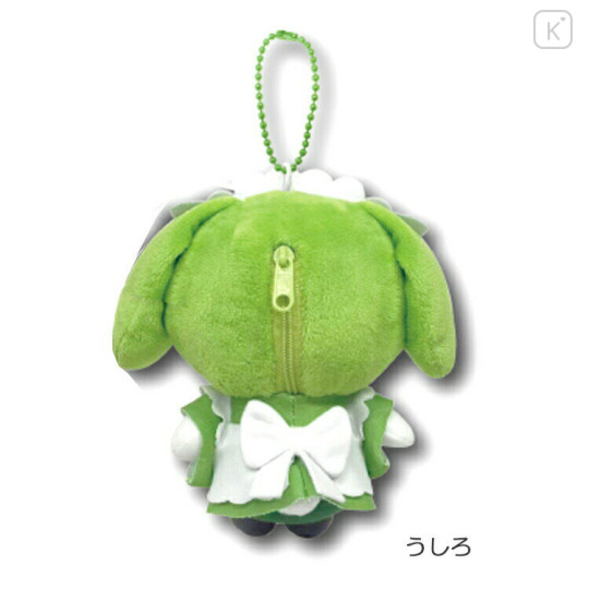 Japan Sanrio Mascot Holder Mini Plush Pouch - Kuromi : Matcha Server Retro - 2