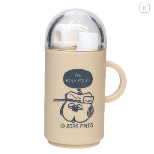 Japan Peanuts Toothbrush Set - Snoopy : Brother Olaf Beige - 1