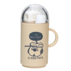 Japan Peanuts Toothbrush Set - Snoopy : Brother Olaf Beige