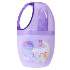 Japan Q-LiA Toothbrush Set - Cat Night Purple : Heisei Retro