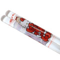 Japan Sanrio Clear Chopsticks 23cm - Hello Kitty : Red Ribbon - 3