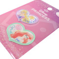 Japan Disney Versatile Iron-On and Sticker Patch - Ariel & Rapunzel : Heart - 2