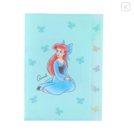 Japan Disney 5 Pockets A4 Index File Holder - Ariel : Dress Mint - 1