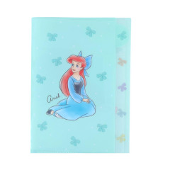 Japan Disney 5 Pockets A4 Index File Holder - Ariel : Dress Mint