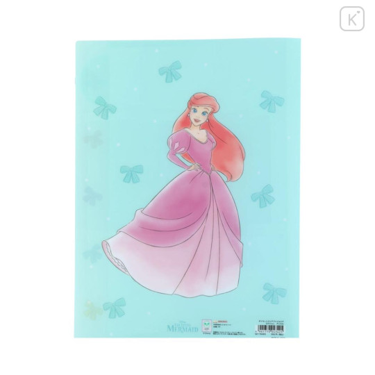 Japan Disney 5 Pockets A4 Index File Holder - Ariel : Dress Mint - 2