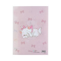 Japan Disney 5 Pockets A4 Index File Holder - Marie : Ribbon Pink - 2