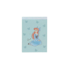 Japan Disney Mini Notepad - Ariel : Dress Mint