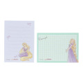 Japan Disney Mini Notepad - Rapunzel : Ribbon Purple - 2