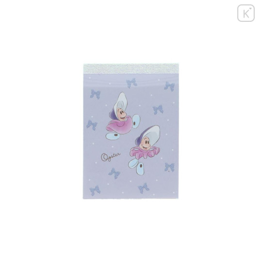 Japan Disney Mini Notepad - Young Oyster : Ribbon - 1