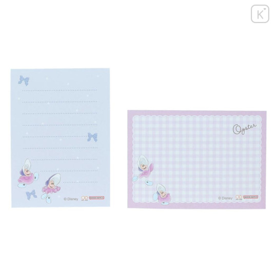 Japan Disney Mini Notepad - Young Oyster : Ribbon - 2