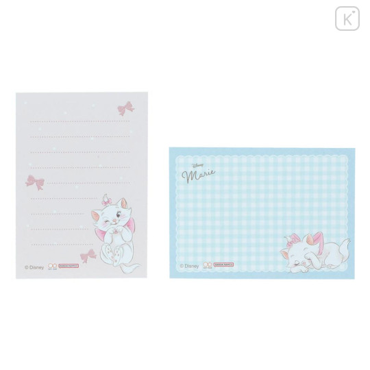 Japan Disney Mini Notepad - Marie : Ribbon Pink - 2
