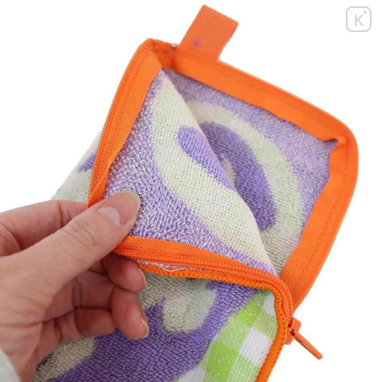 Japan Disney Absorbent Pouch for Umbrella & Water Bottle - Zootopia : Green Gingham - 3