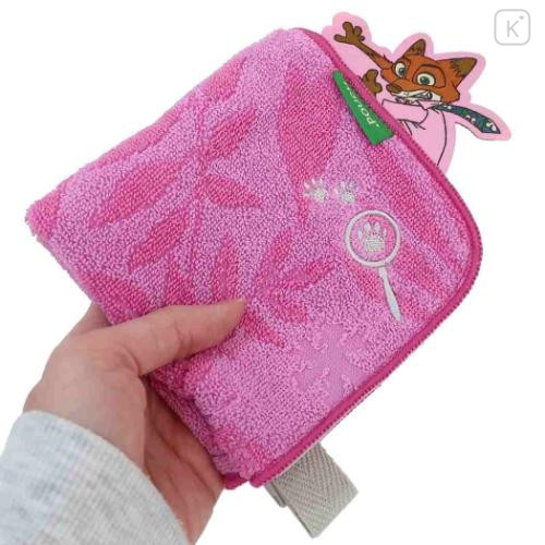 Japan Disney Absorbent Pouch for Umbrella & Water Bottle - Zootopia : Pink Nick - 4