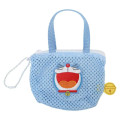 Japan Doraemon Miniature Keychain Bag Charm - Doraemon : Mini Mesh Tote Happy Face - 1