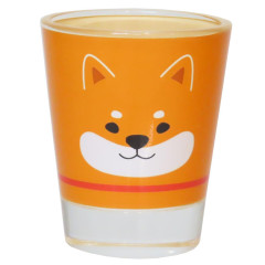 Japan Shibata-san Shot Glass - Close-up Dog