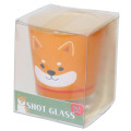 Japan Shibata-san Shot Glass - Close-up Dog - 3