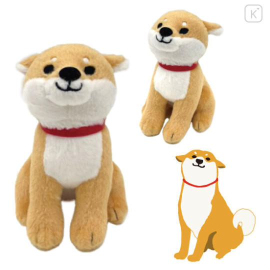 Japan Shibata-san Sitting Plush Toy - Airplane - 4