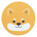 Japan Shibata-san Rubber Coaster - Close-up Dog - 1