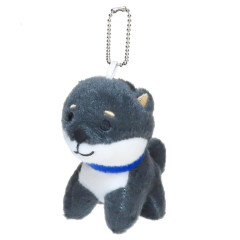 Japan Shibata-san Ball Chain Mascot - Shiba Inu Black