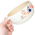 Japan Moomin Stacking Soup Cup - Little My : Orange Flower Bird - 2