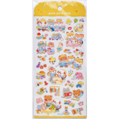 Japan Mind Wave Clear Sticker - Pote Pote Kids Animal Friends Kindergarten